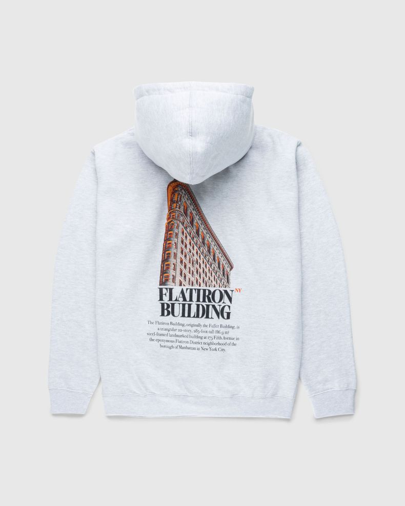 Flatiron Building Hoodie Gray
