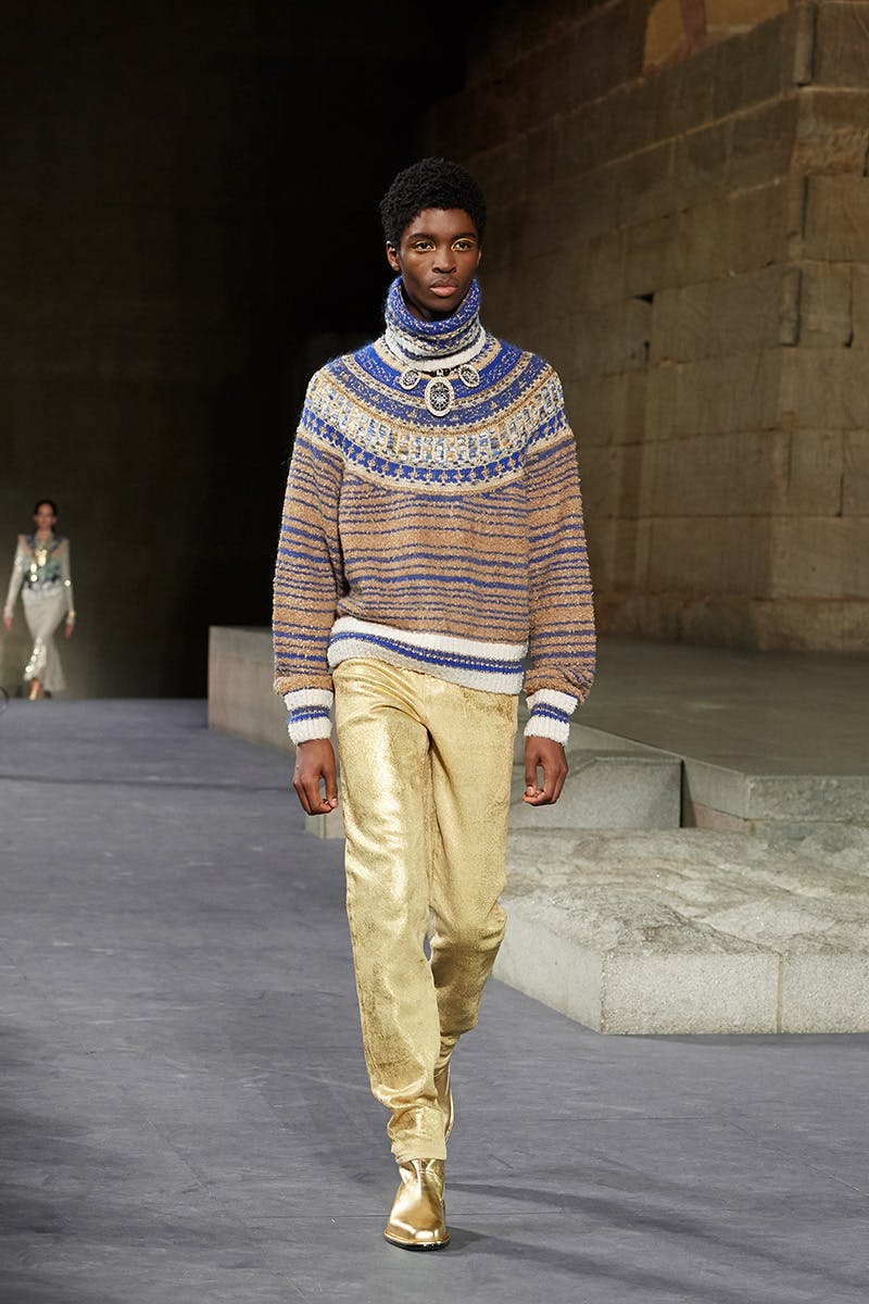 pharrell williams walks chanel