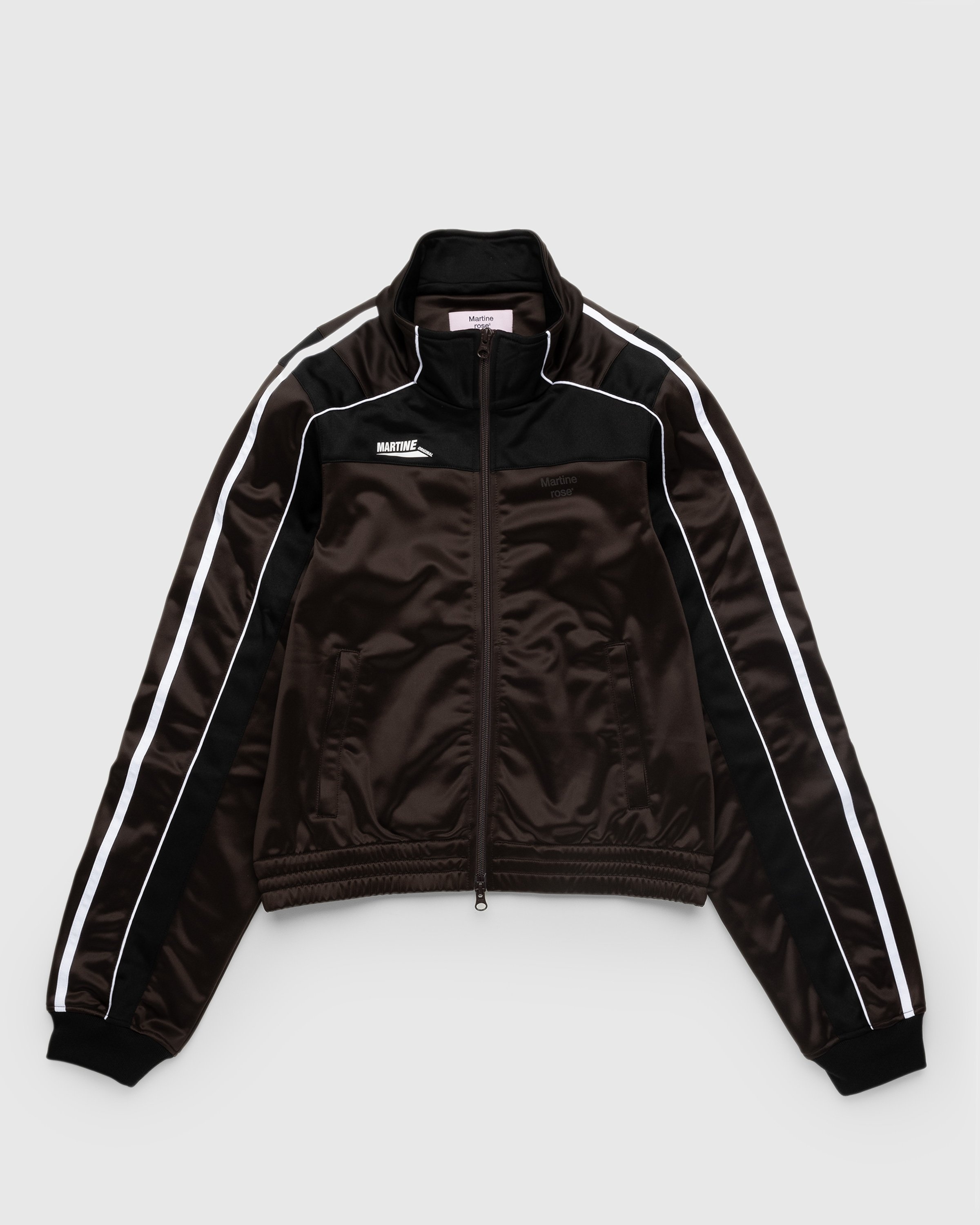Martine Rose – Shrunken Track Jacket Brown | Highsnobiety Shop