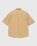 Lemaire – Regular Collar Short Sleeve Shirt Golden Sand - Shortsleeve Shirts - Yellow - Image 2