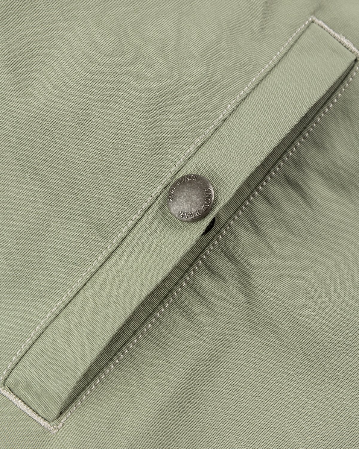 Snow Peak – Light Mountain Cloth Jacket Sage - Outerwear - Green - Image 6