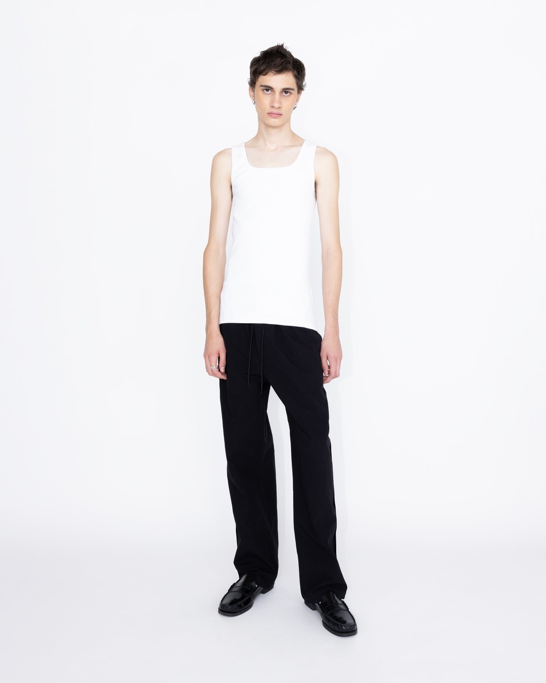 Highsnobiety HS05 – Reverse Piping Elastic Trouser Black - Pants - Black - Image 5
