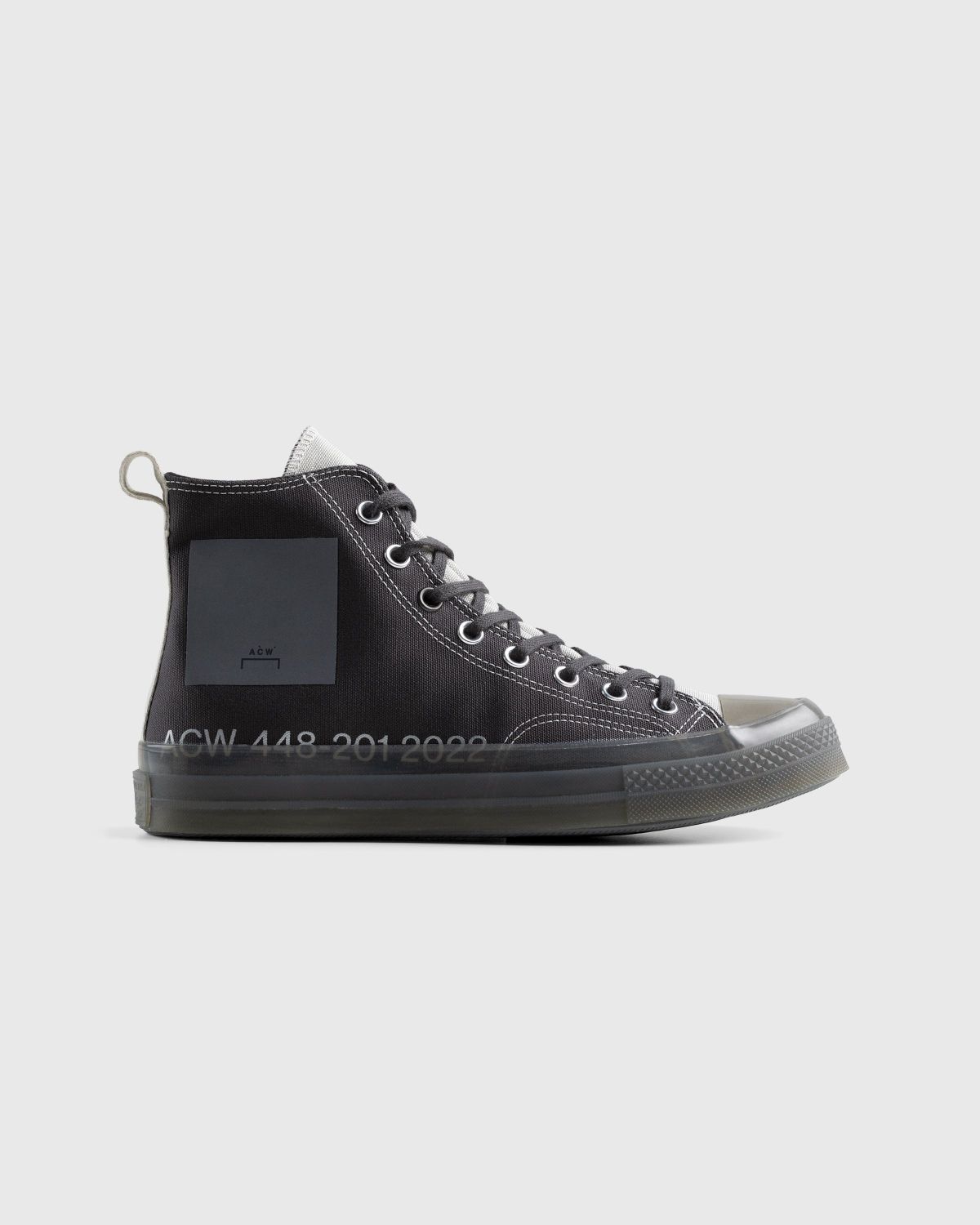 Converse x A-Cold-Wall* – Chuck 70 Hi Pavement/Silver Birch - High Top Sneakers - Black - Image 1