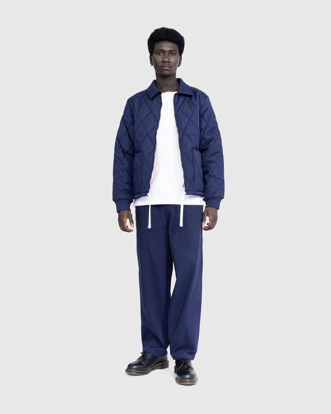 Puma x Noah – Water-Repellent Quilted Jacket Navy - Outerwear - Blue - Image 4