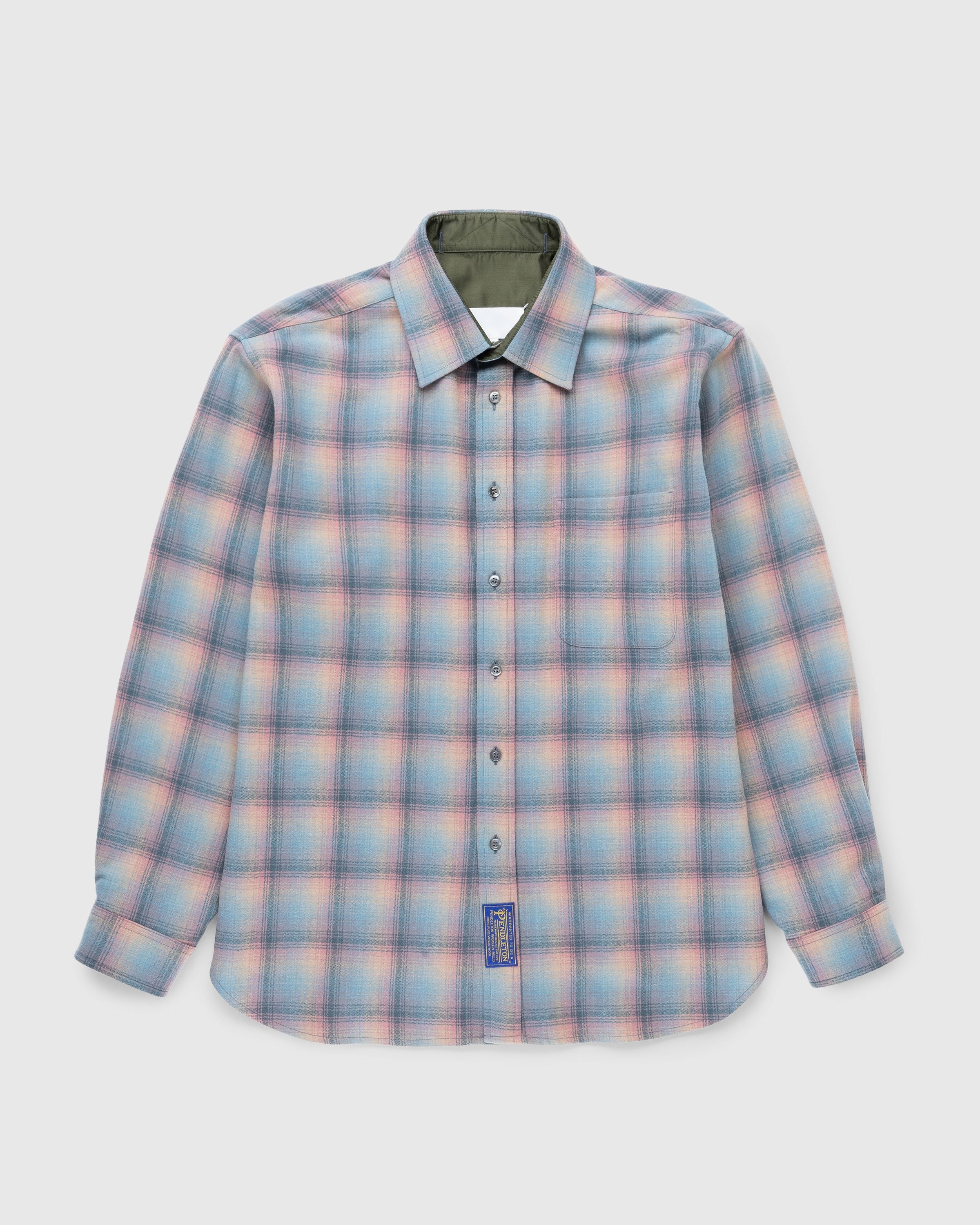 Maison Margiela – Long-Sleeve Button-Down Shirt Pink - Longsleeves - Pink - Image 1