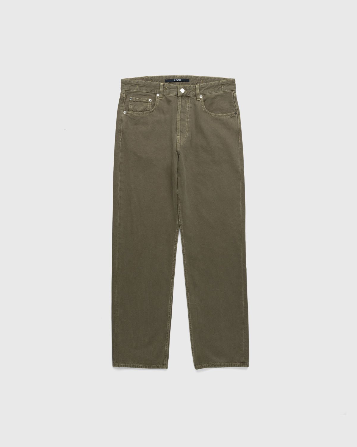 JACQUEMUS – Le De-Nimes Fresa Green - Pants - Green - Image 1