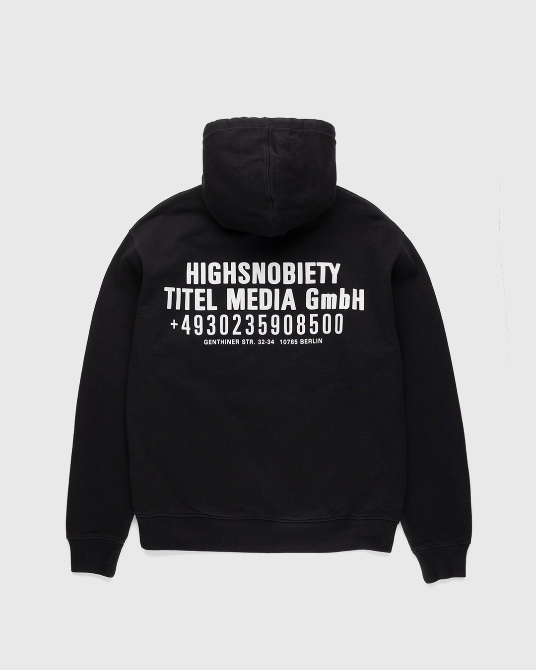 Highsnobiety – Titel Media GmbH Hoodie Black - Hoodies - Black - Image 1