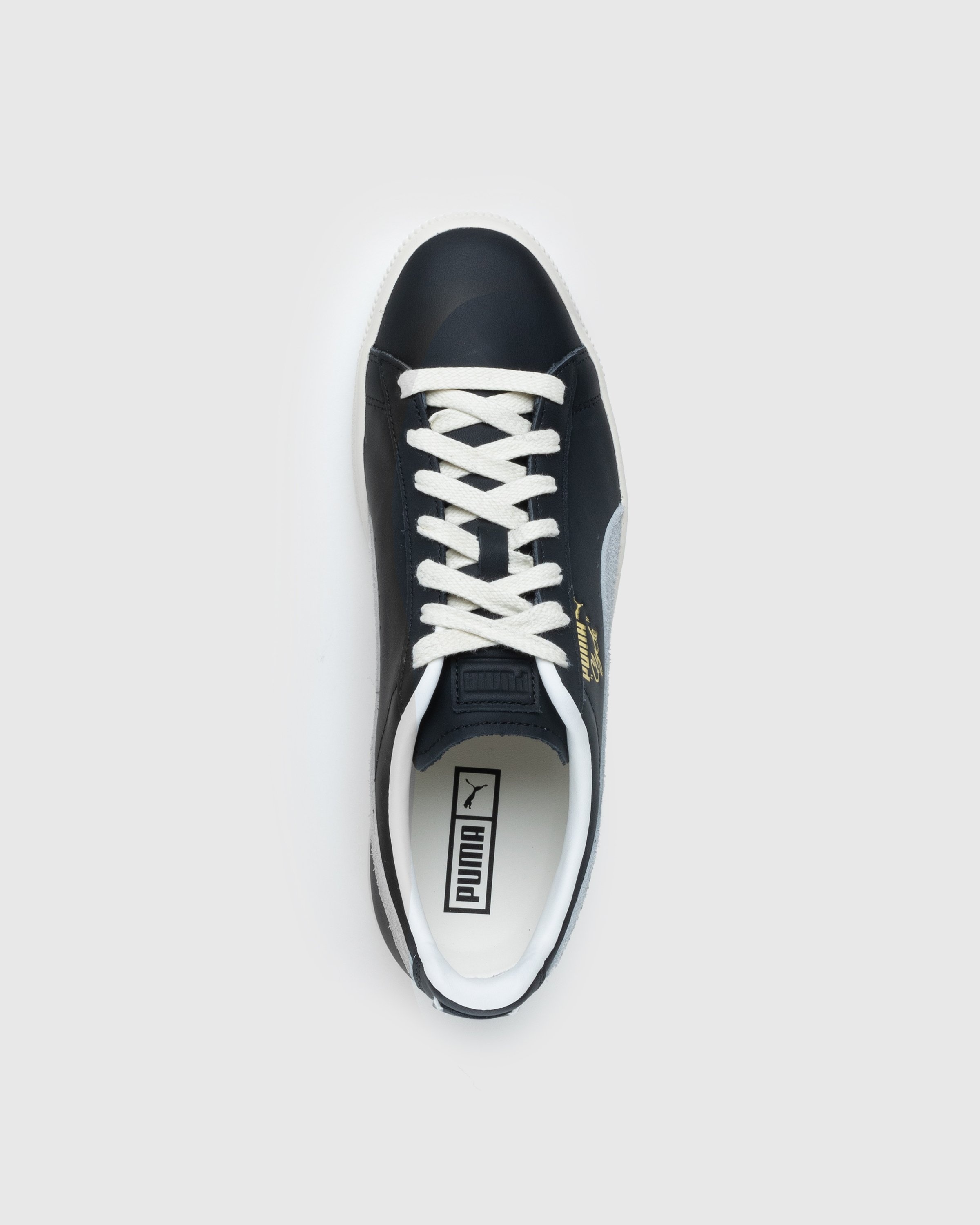 Puma clyde white and black clearance