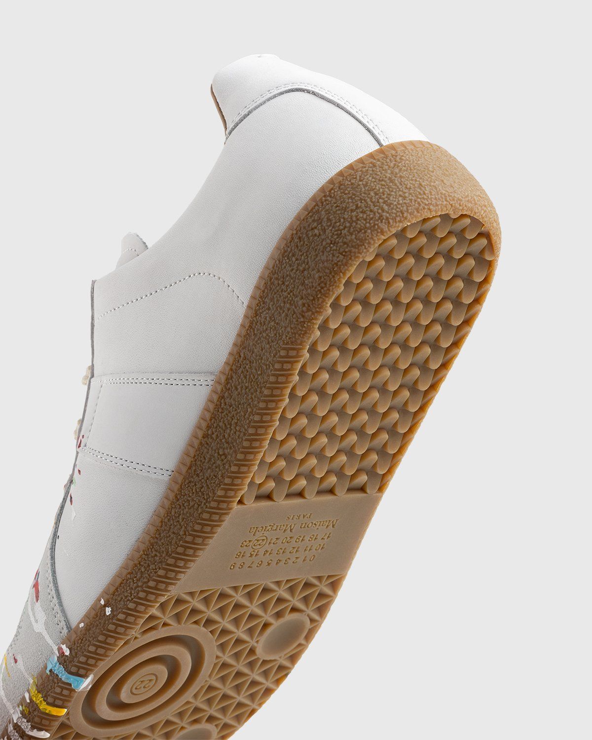 Maison Margiela – Replica Paint Drop Sneakers White - Sneakers - White - Image 6