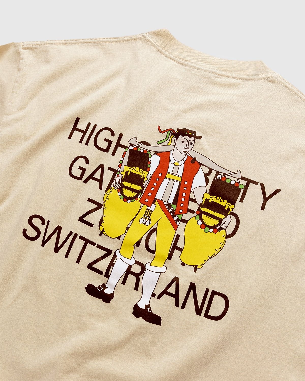 Highsnobiety – GATEZERO City Series 1 T-Shirt Eggshell - Tops - White - Image 3