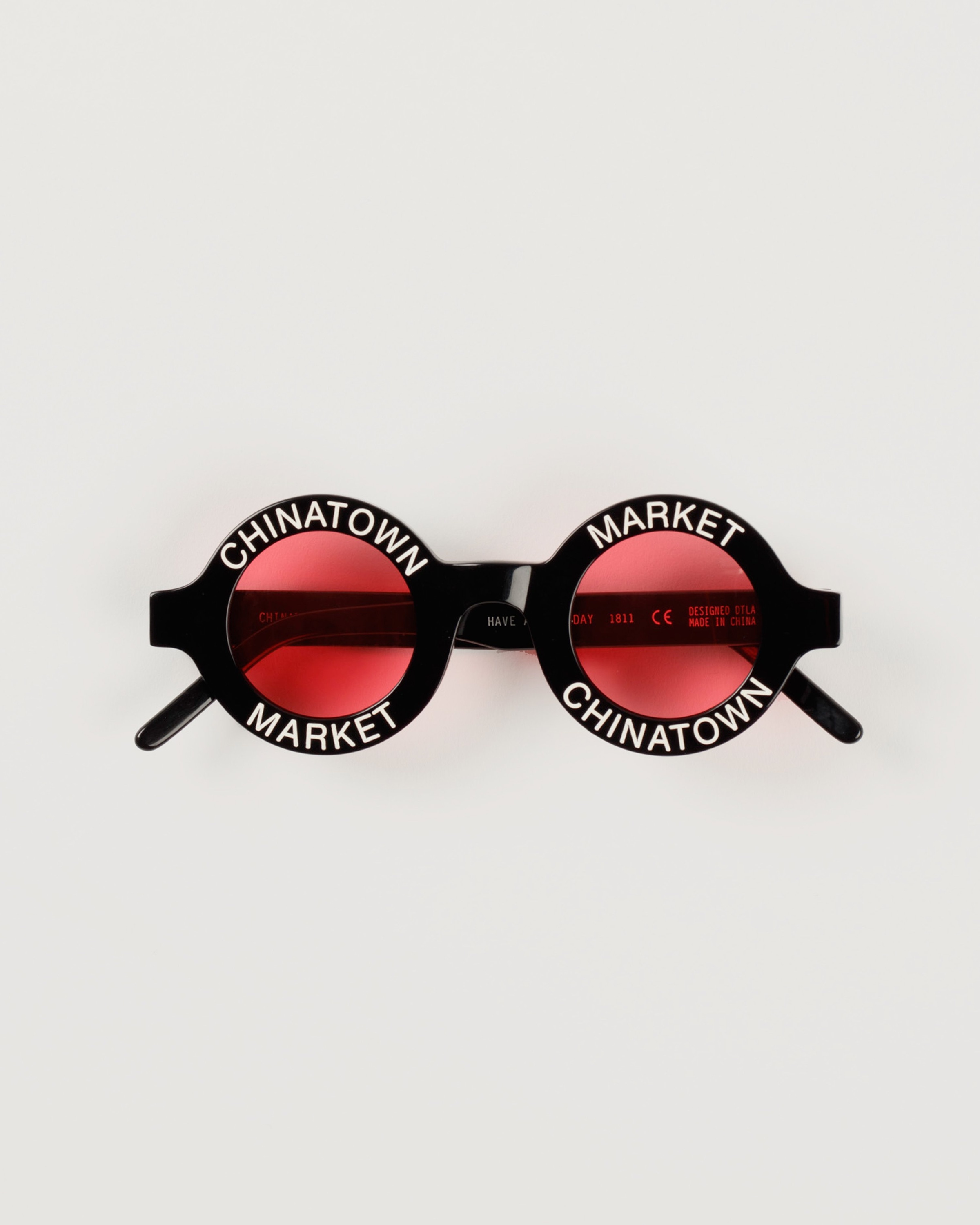 Chinatown Market – Black & Red Akila Sunglasses