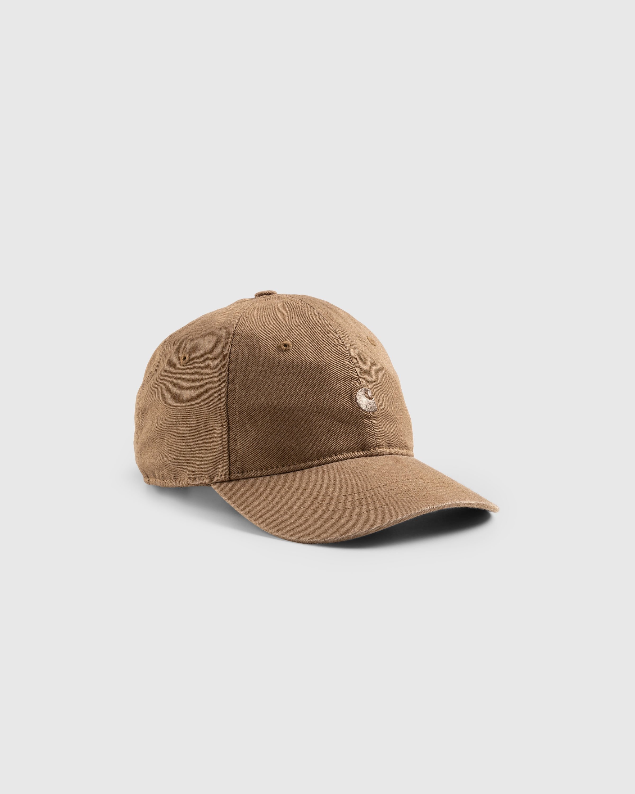 Carhartt WIP – Madison Logo Cap Buffalo - Hats - Brown - Image 1