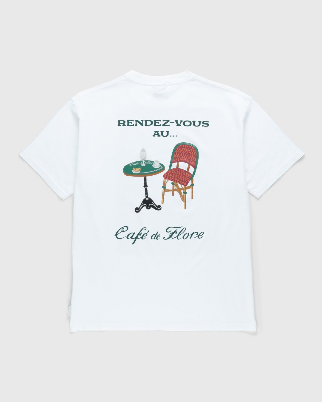 Café de Flore x Highsnobiety – Not In Paris 4 Rendez-vous Au T-Shirt White - T-shirts - White - Image 1