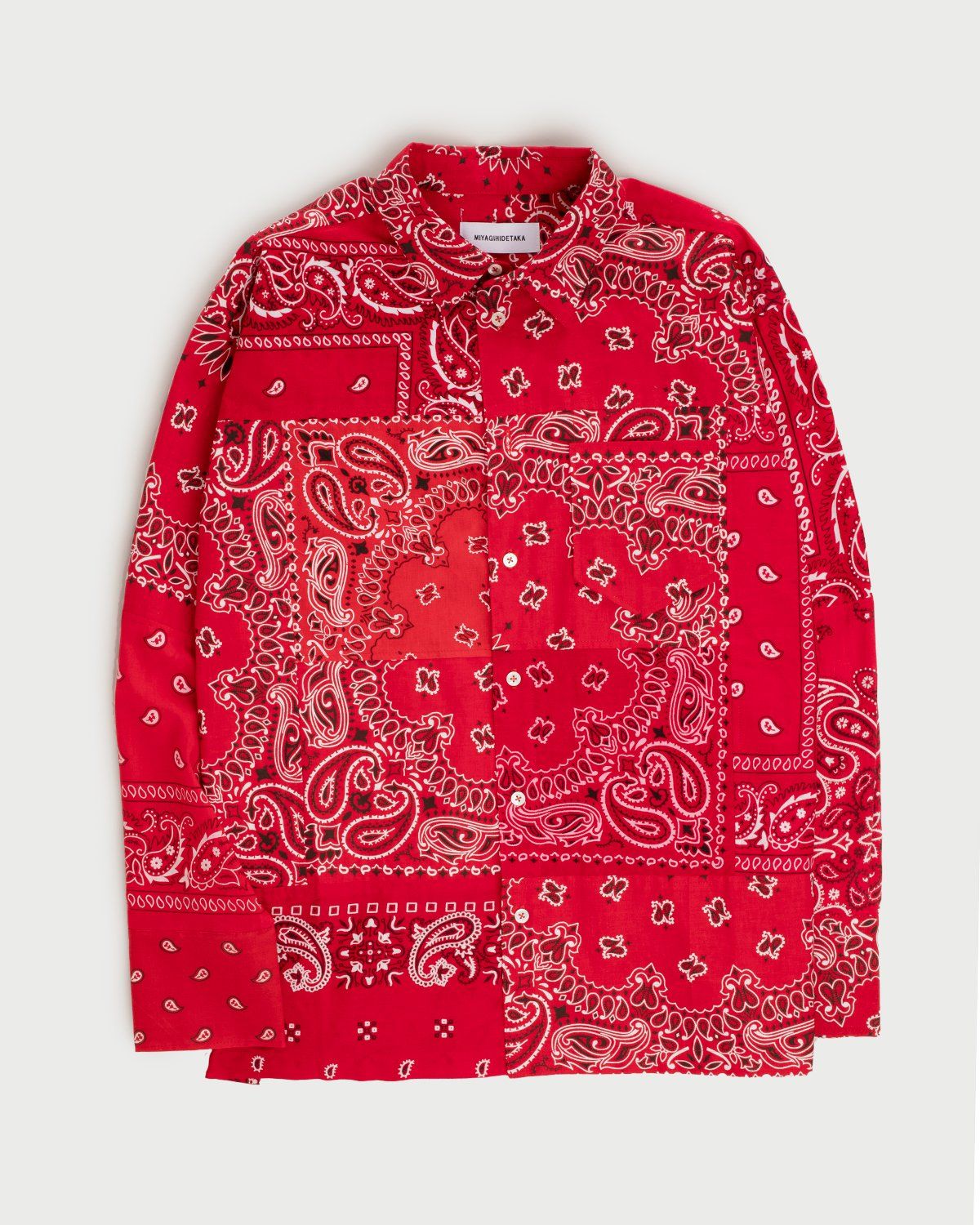 Miyagihidetaka – Bandana Shirt Red