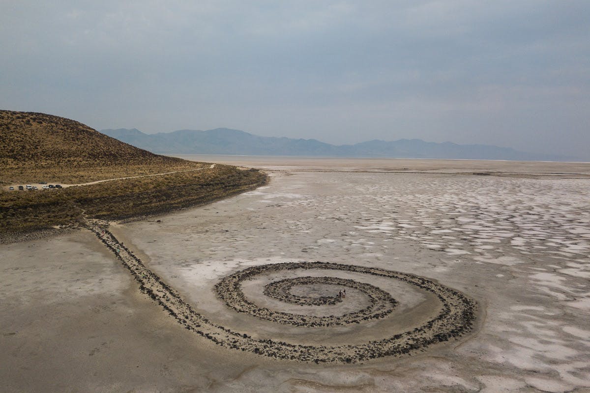 Robert Smithson, Spiral Jetty (1970) Great Salt Lake, Utah Collection of Dia Art Foundation
