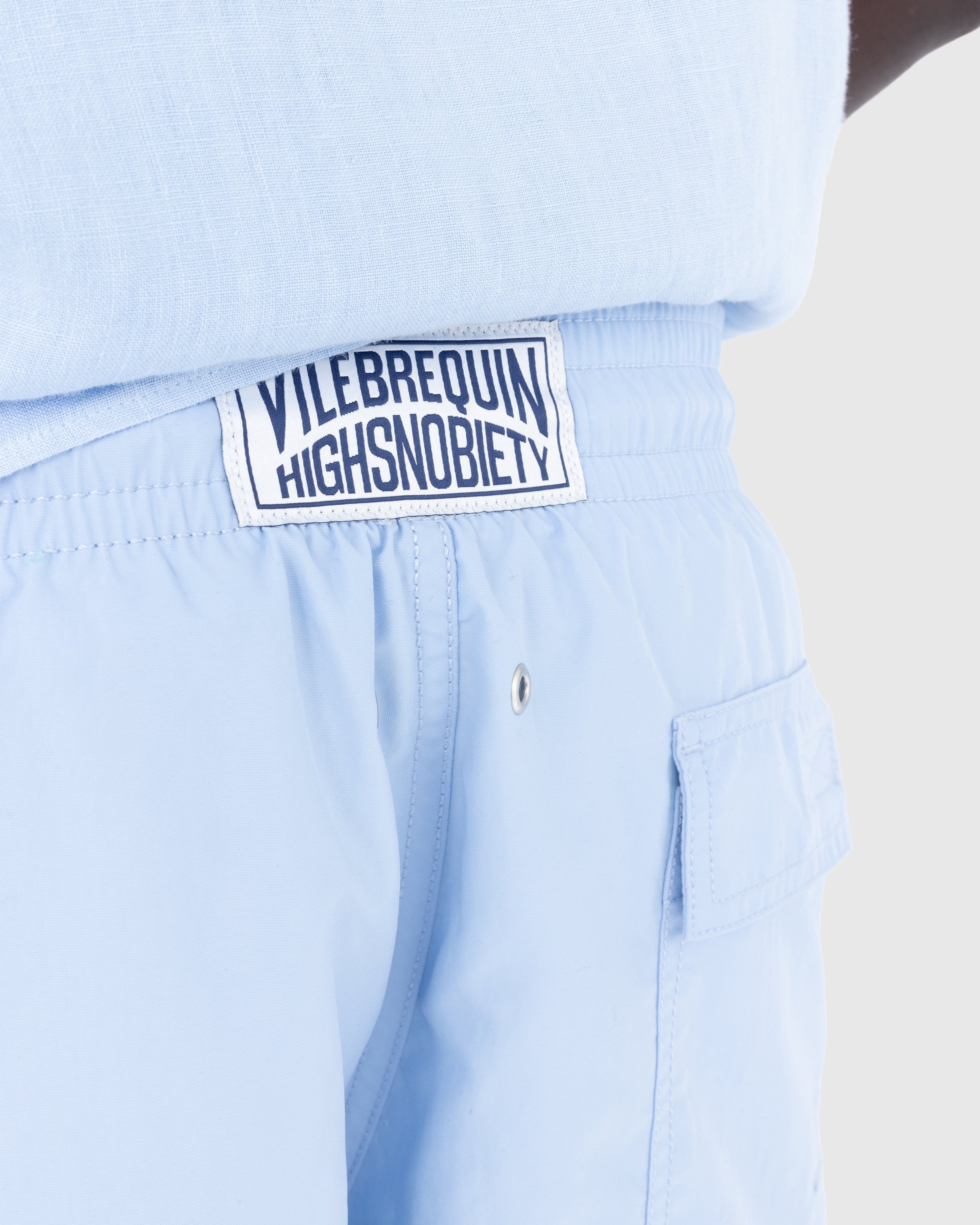 Vilebrequin x Highsnobiety – Solid Swim Chambray - Swimwear - Blue - Image 5