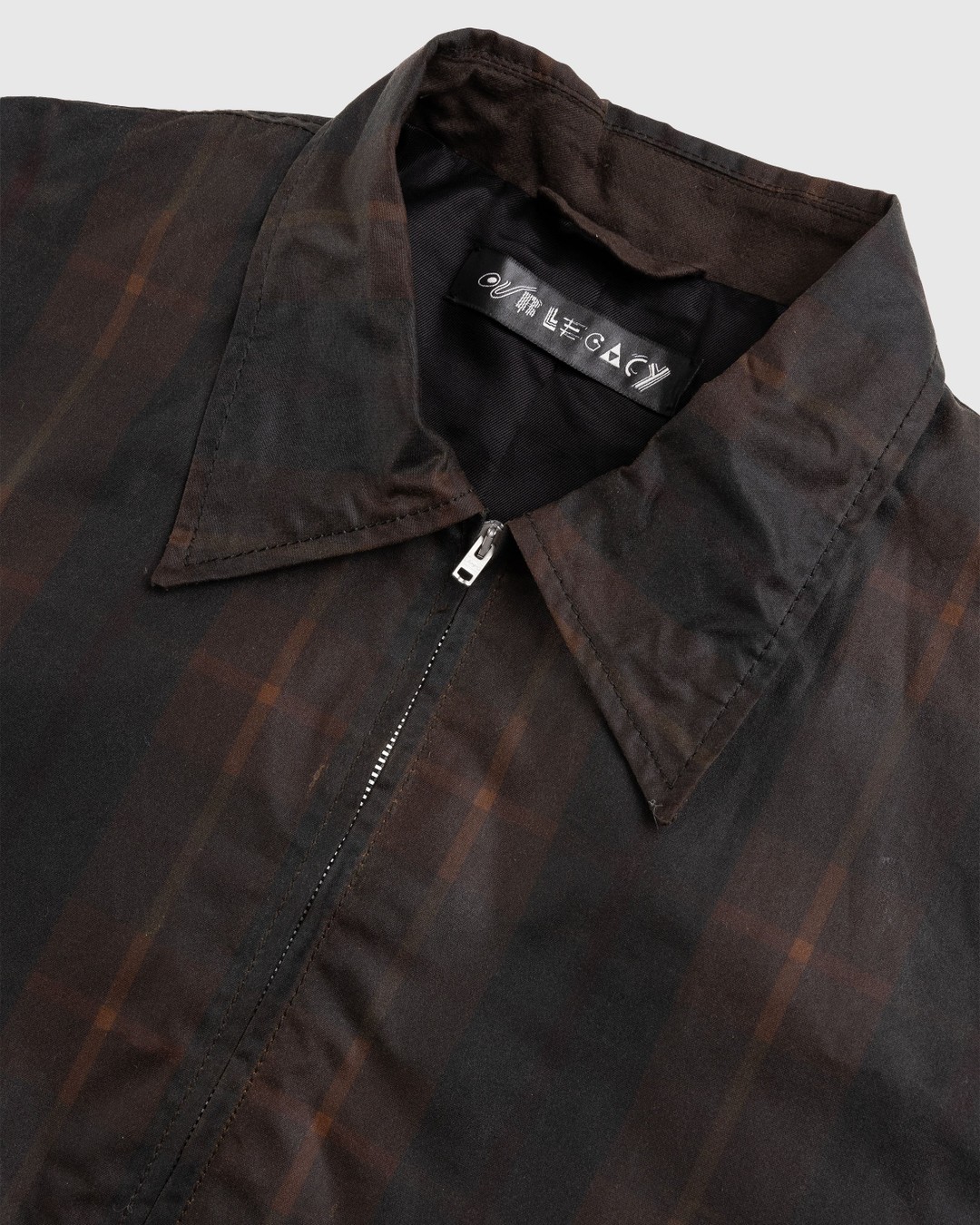 Our Legacy – Mini Jacket Hunterbrown Tartan - Outerwear - Brown - Image 6