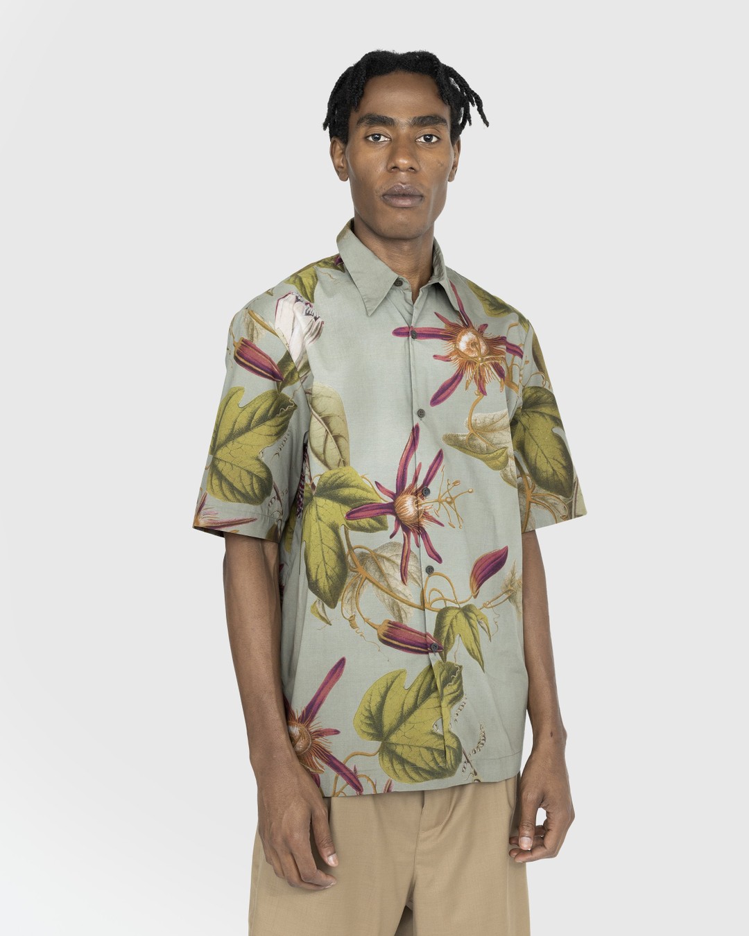 Dries van Noten – Clasen Shirt Grey - Shirts - Grey - Image 2