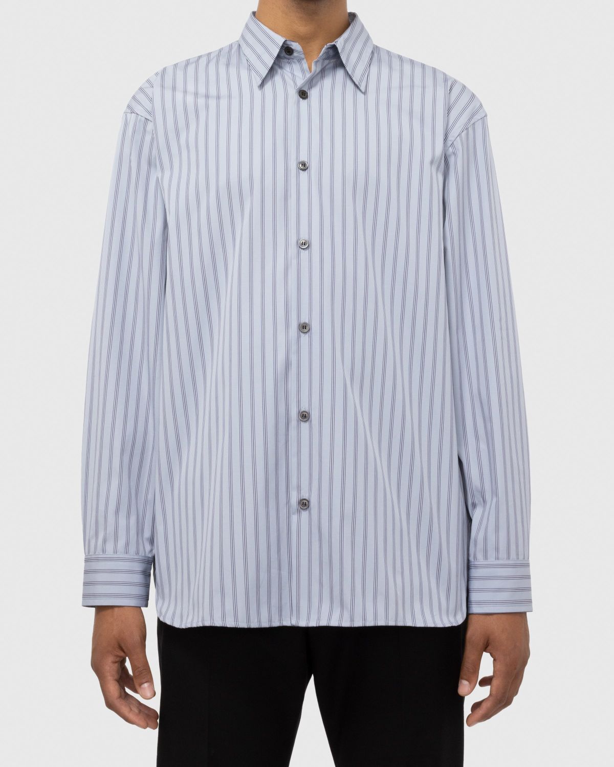 Dries van Noten – Croom Shirt Blue - Shirts - Blue - Image 2