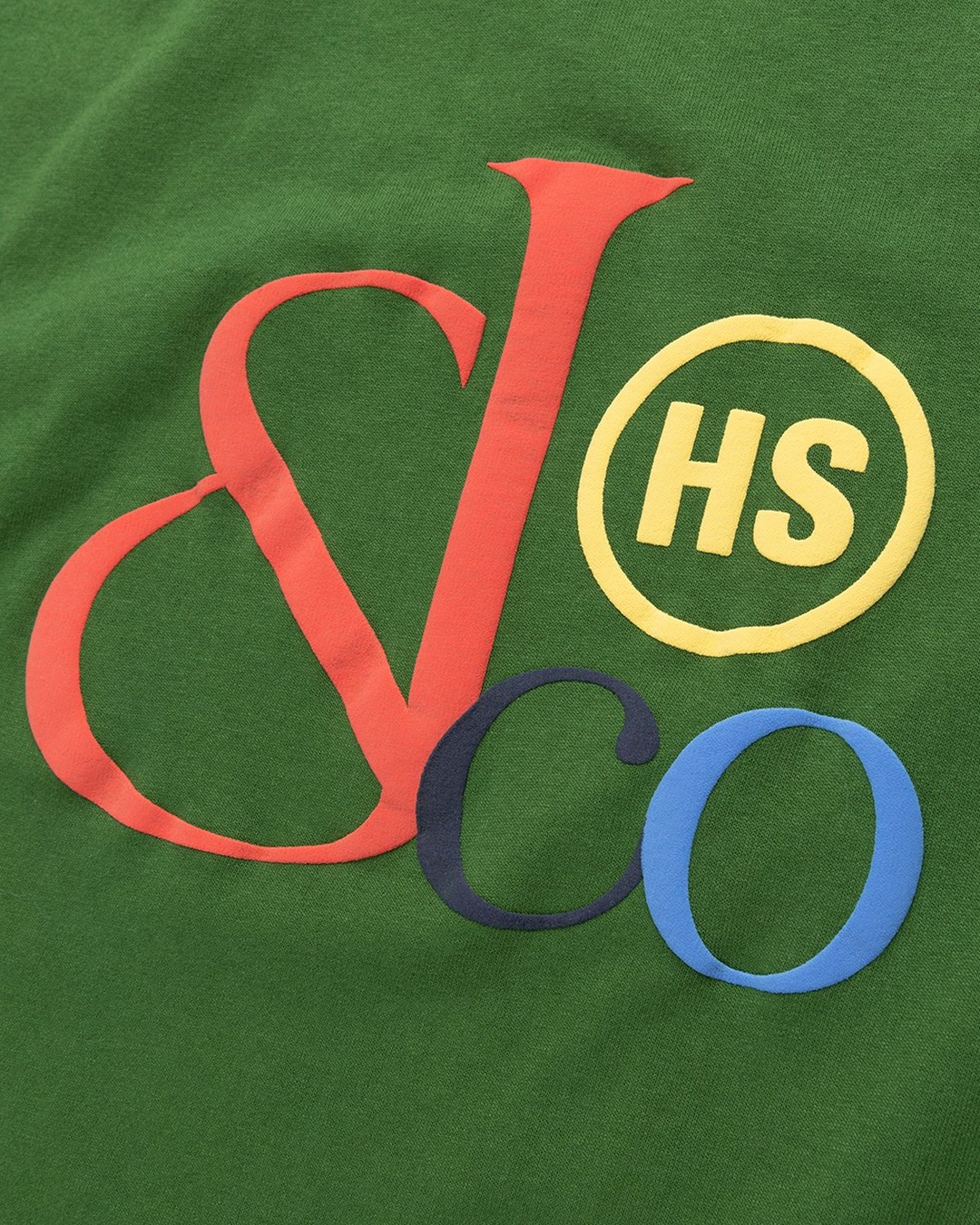 Jacob & Co. x Highsnobiety – Heavy Logo T-Shirt Green - Tops - Black - Image 4