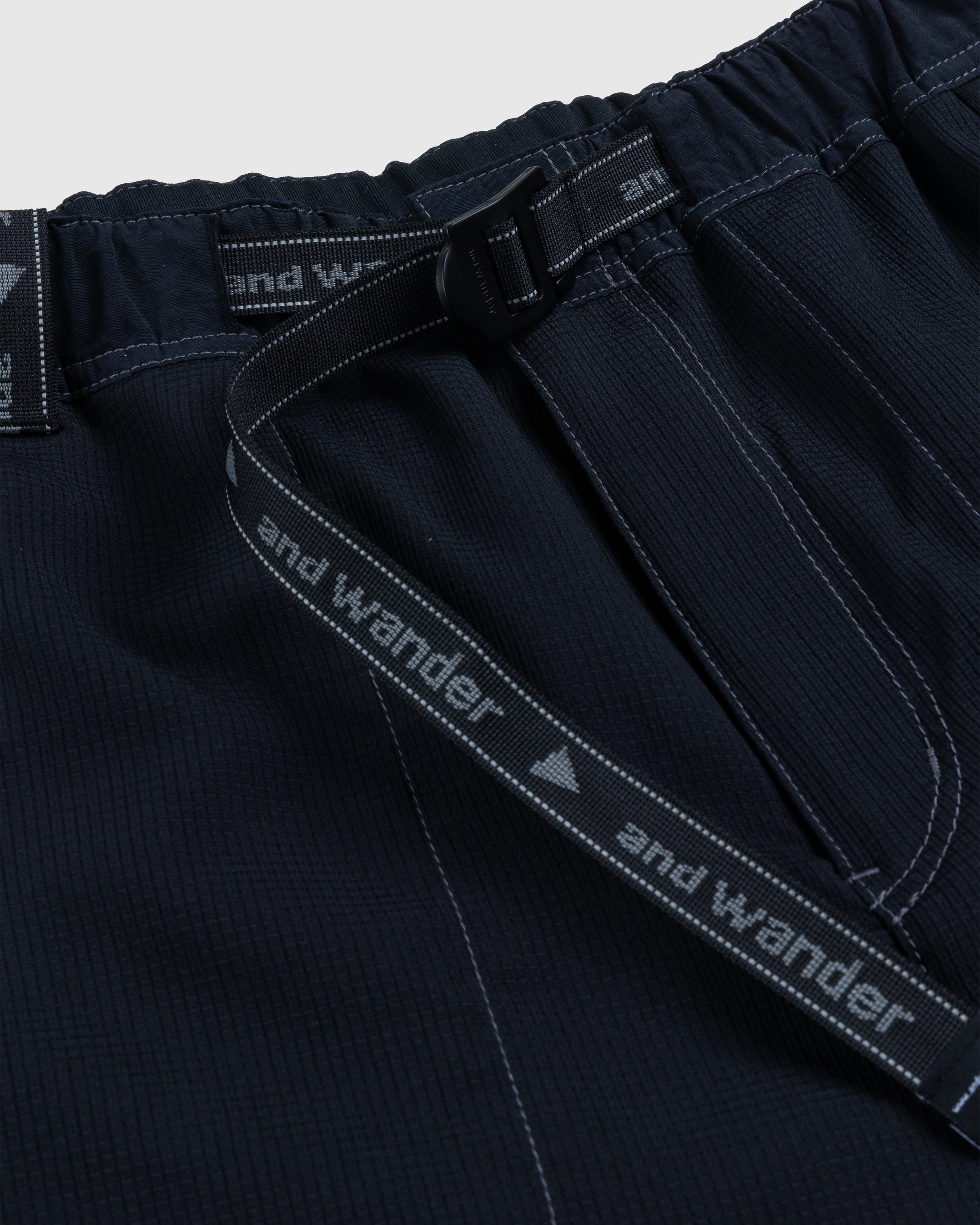 And Wander – Vent Pants Black - Pants - Black - Image 6