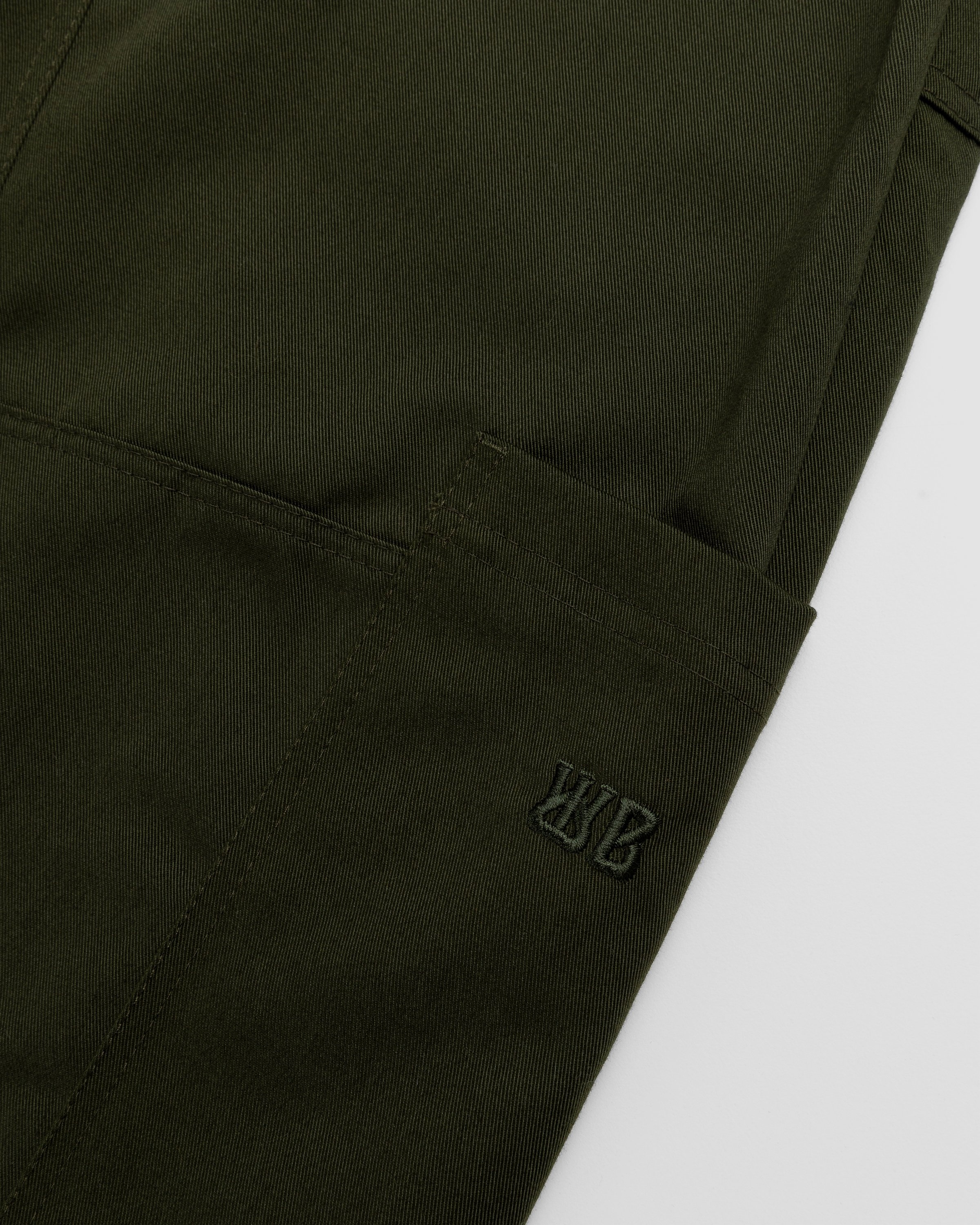 Wales Bonner – Earth Trousers Green - Pants - Green - Image 5