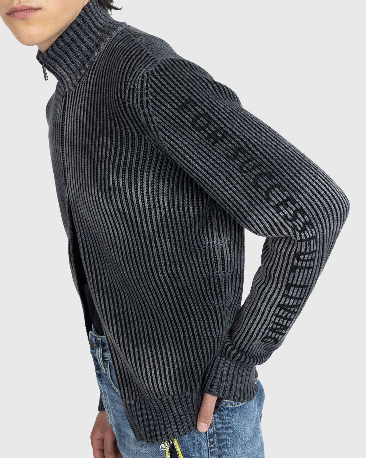 Diesel – K-Aloni Cardigan Black - Knitwear - Black - Image 4