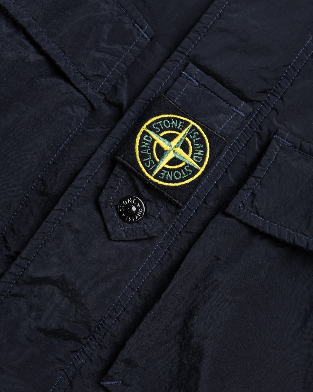 Stone Island – Lightweight Shirt Jacket Blue - Outerwear - Blue - Image 5