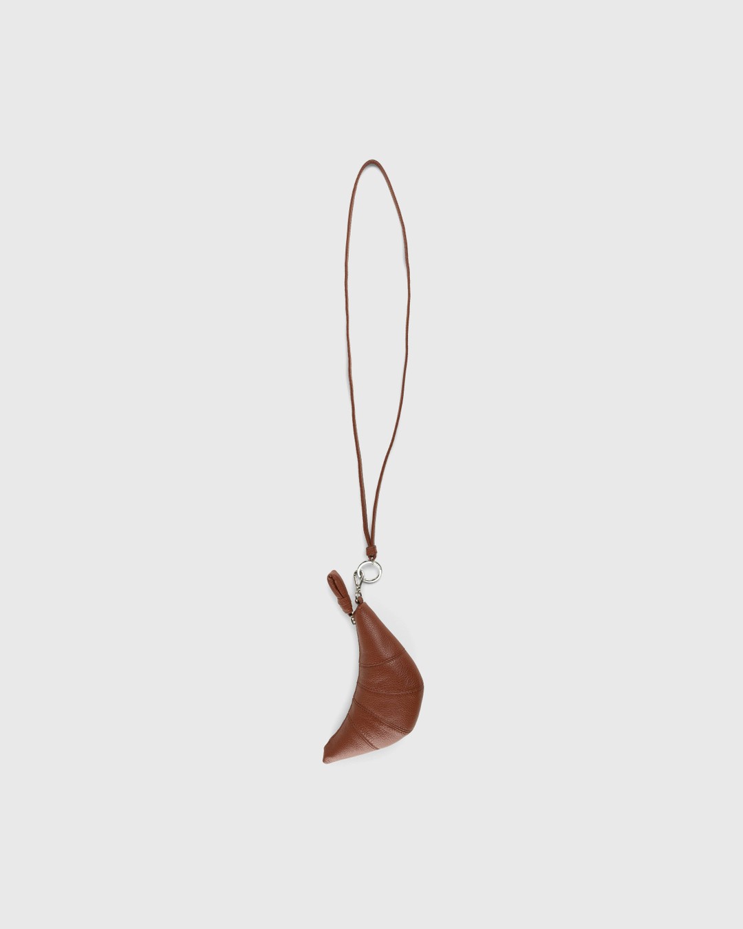 Lemaire – Croissant Coin Purse Necklace Brown - Keychains - Brown - Image 1