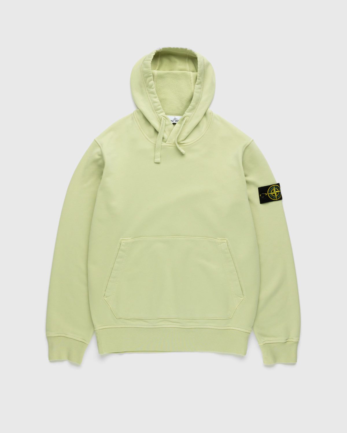 Stone island 2024 hoodie lemon