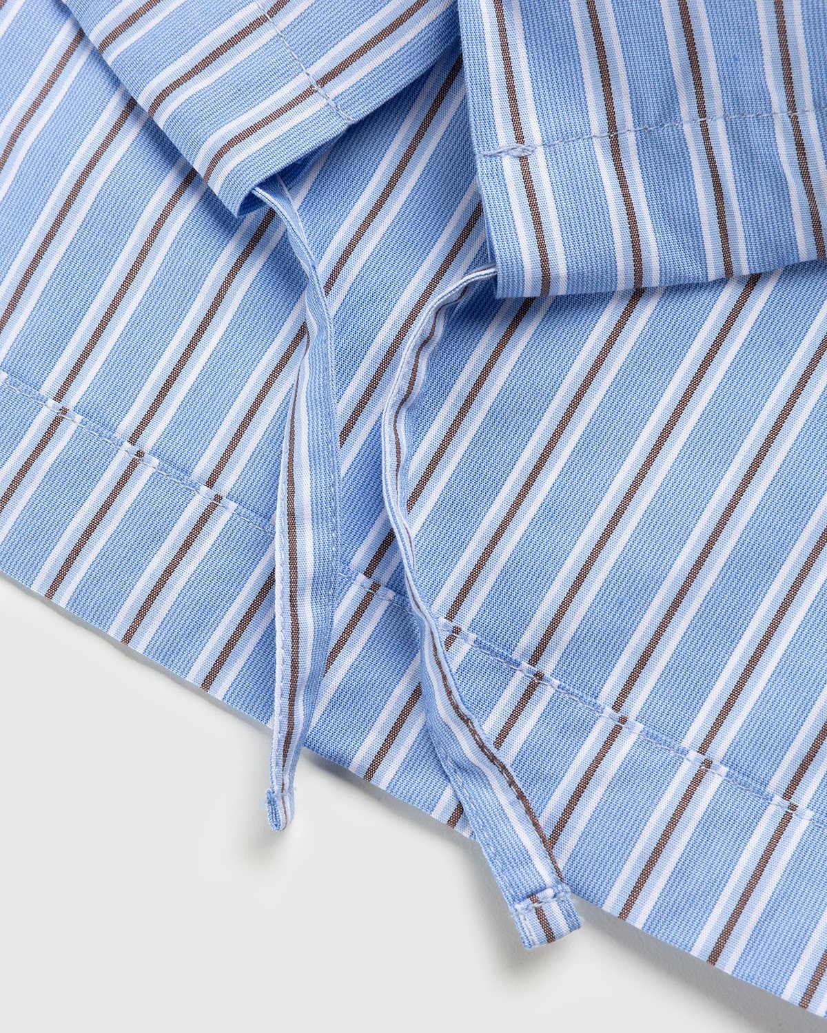 Highsnobiety – Poplin Shirt Jacket Blue/White - Shirts - Blue - Image 6
