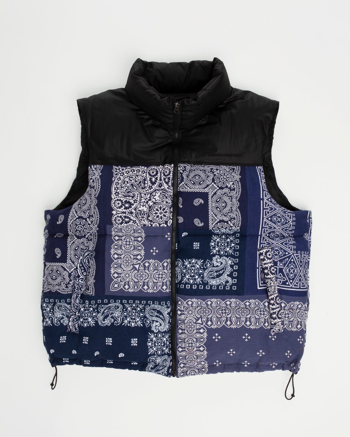 Miyagihidetaka – Bandana Vest Navy | Highsnobiety Shop