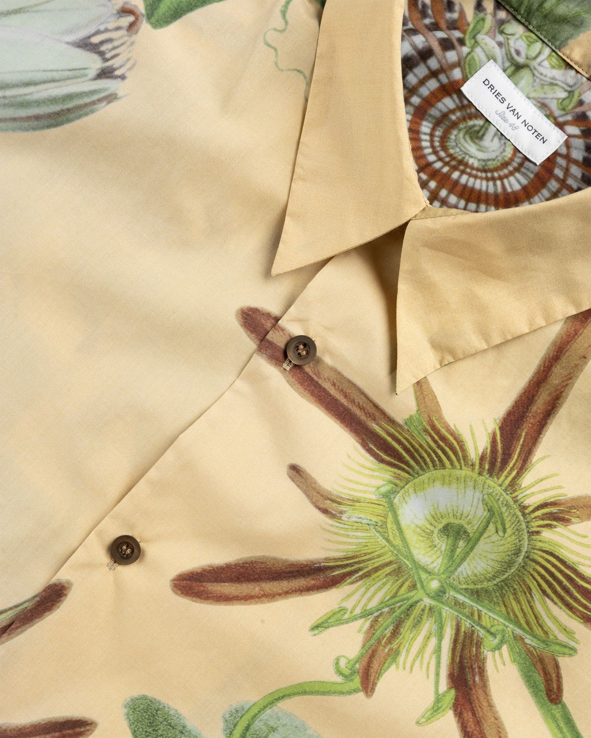 Dries van Noten – Clasen Shirt Camel - Shirts - Brown - Image 5