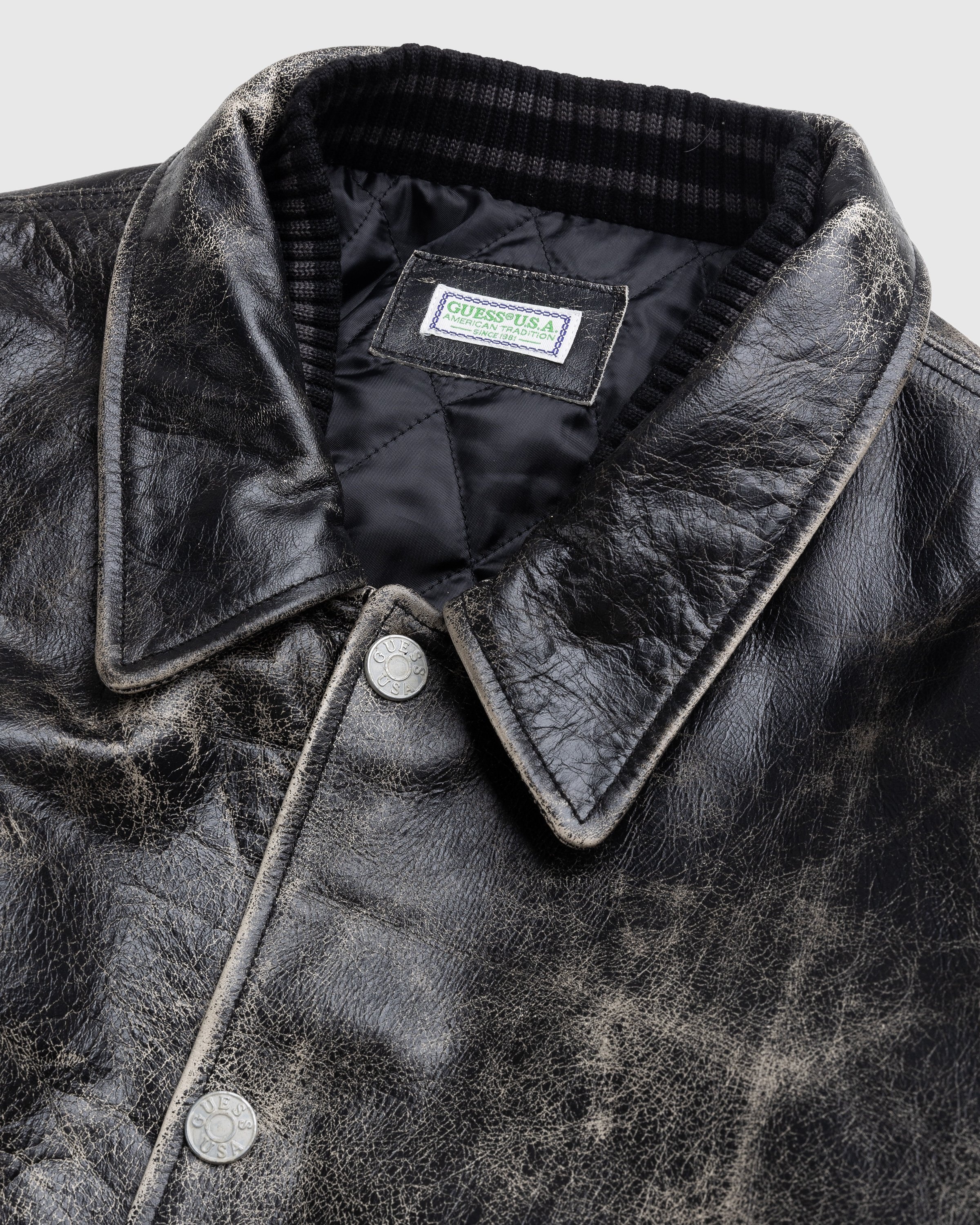 Guess bomber jacket black top