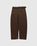 Lemaire – Twisted Belted Casual Pant - Pants - Brown - Image 1