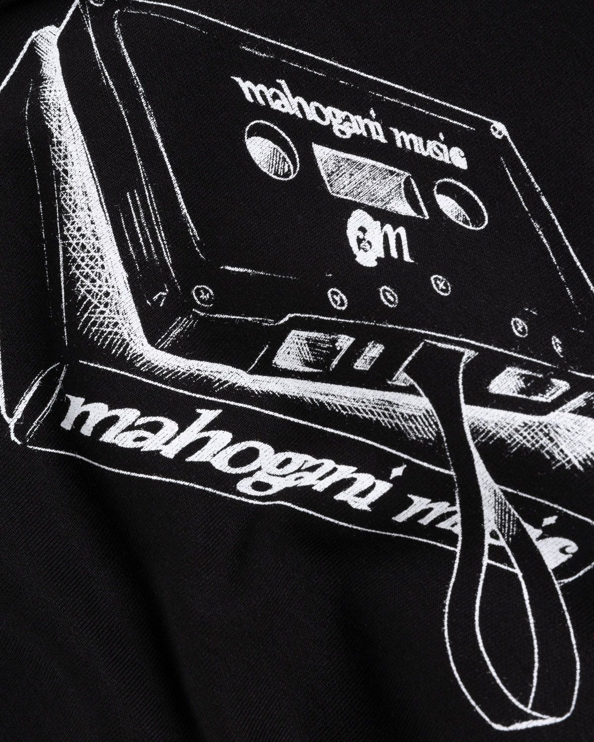 Carhartt WIP – Mahogani Music Hoodie Black/White - Sweats - Black - Image 6