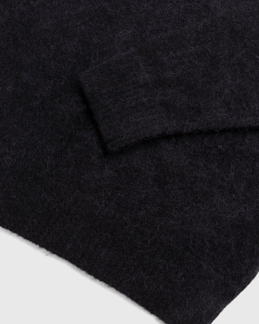 Highsnobiety – Alpaca Sweater Black Kids - Crewnecks - Black - Image 5