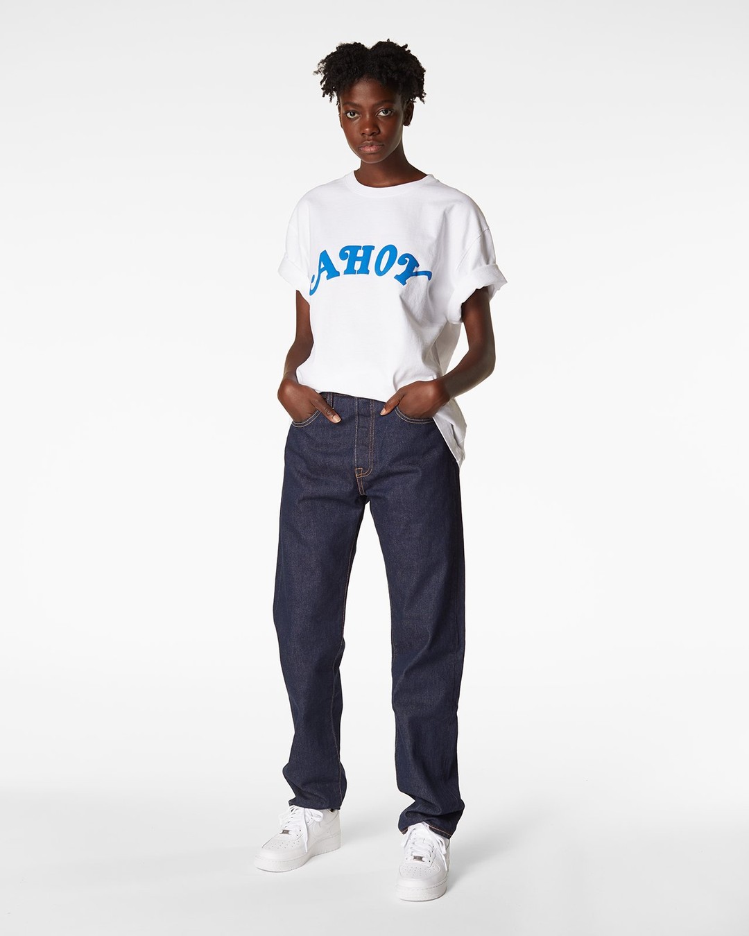 Highsnobiety – Stranger Things Ahoy T-Shirt - Tops - White - Image 5