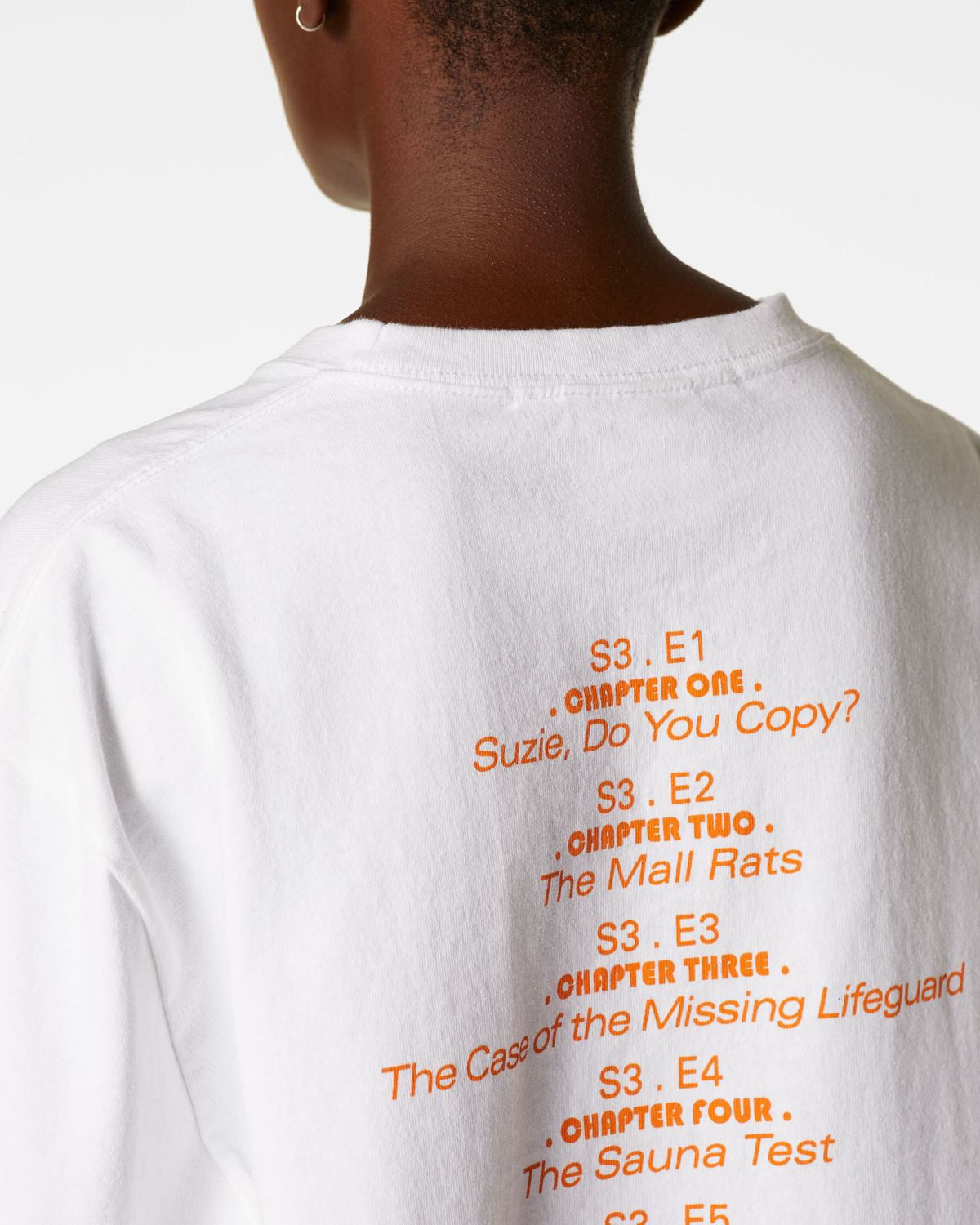 Highsnobiety – Stranger Things Episodes Long Sleeve White - Longsleeves - White - Image 4