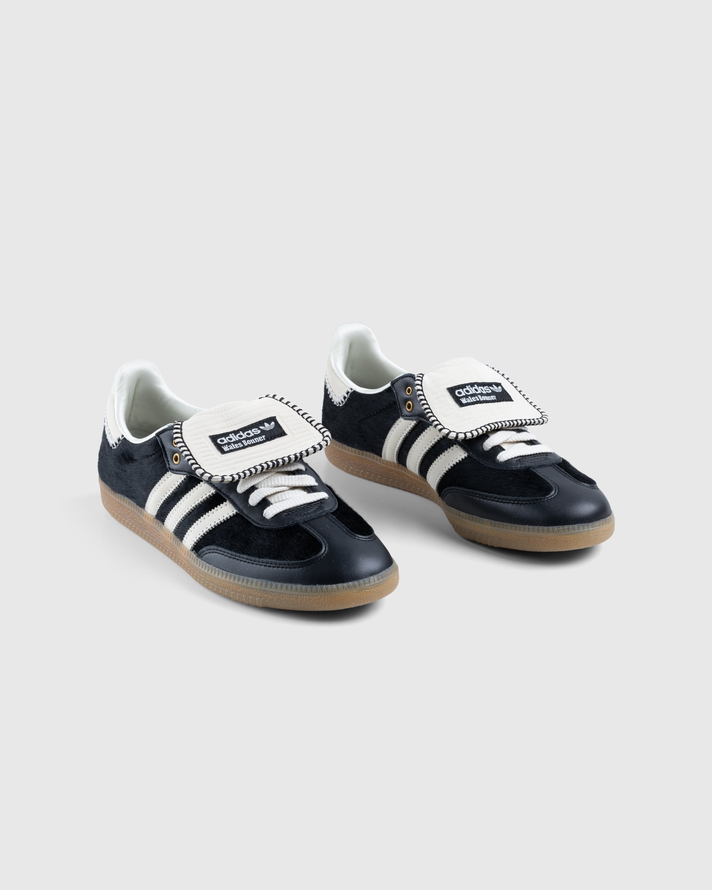 Adidas x Wales Bonner – Pony Tonal Samba Core Black/Cream White - Sneakers - Black - Image 3