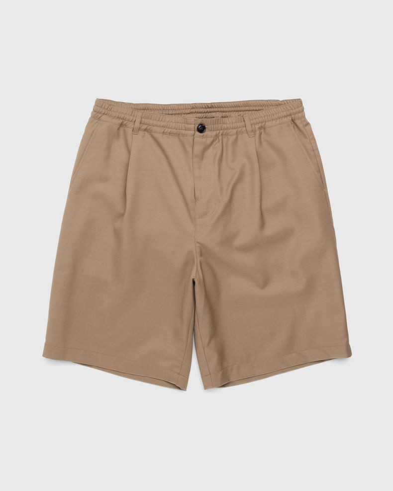 Highsnobiety – Tropical Wool Elastic Shorts Sand