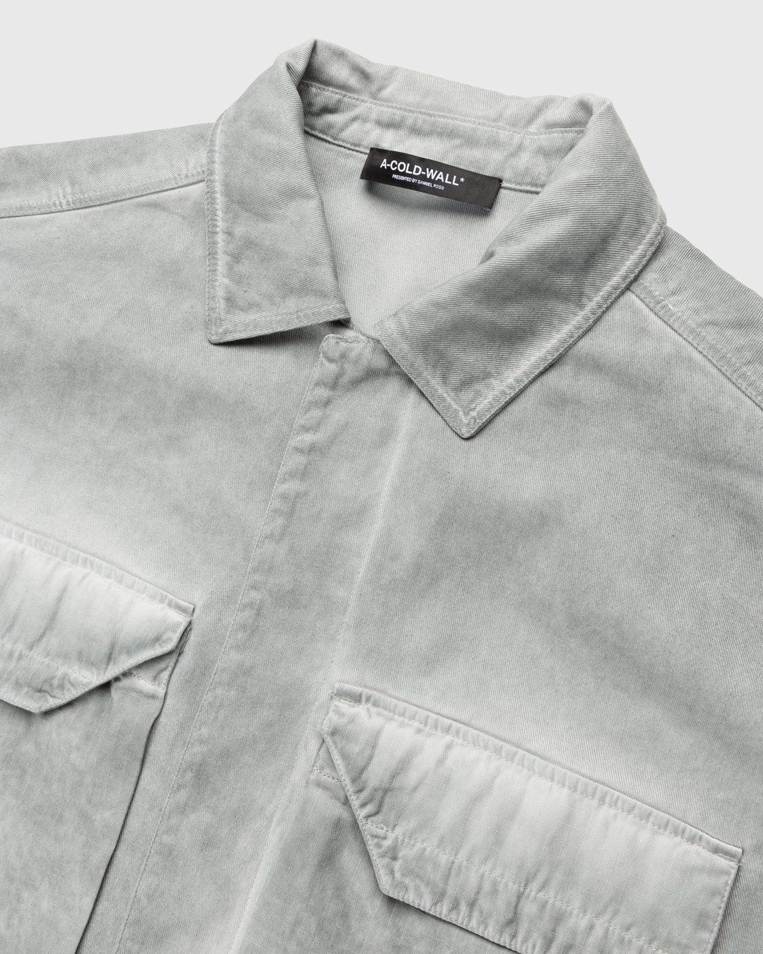 A-Cold-Wall* – Dye Tech Overshirt Light Grey - Shirts - Grey - Image 5
