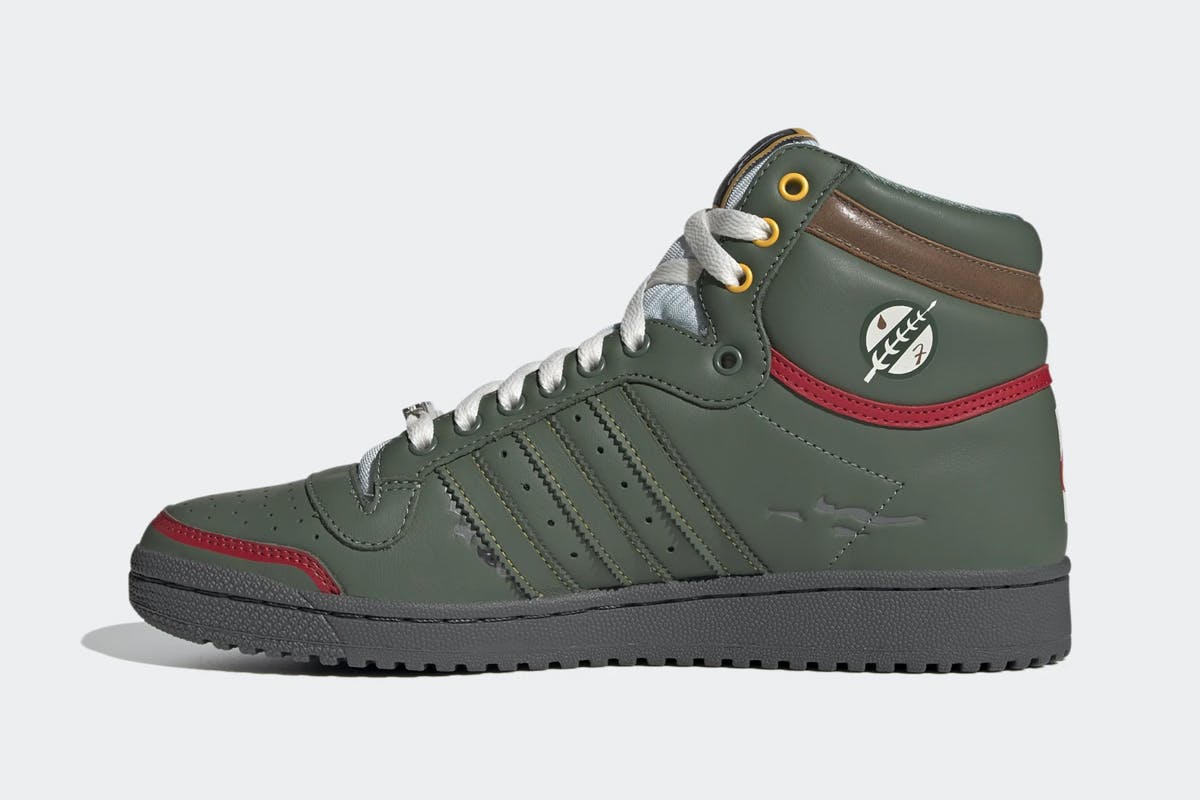 boba fett star wars adidas top ten hi product shot