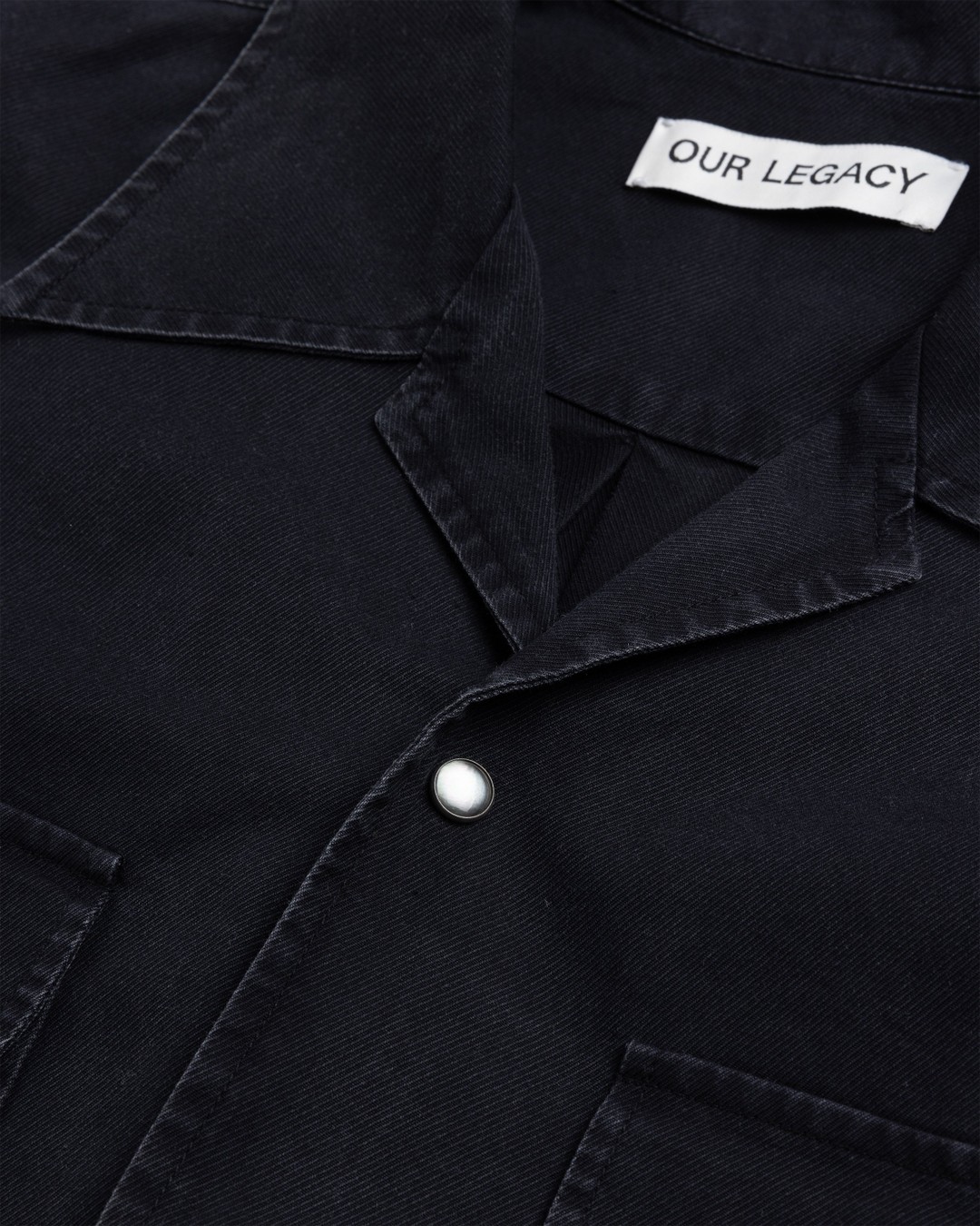 Our Legacy – Poco Shirt Black Cosmic Twill - Shirts - Black - Image 5