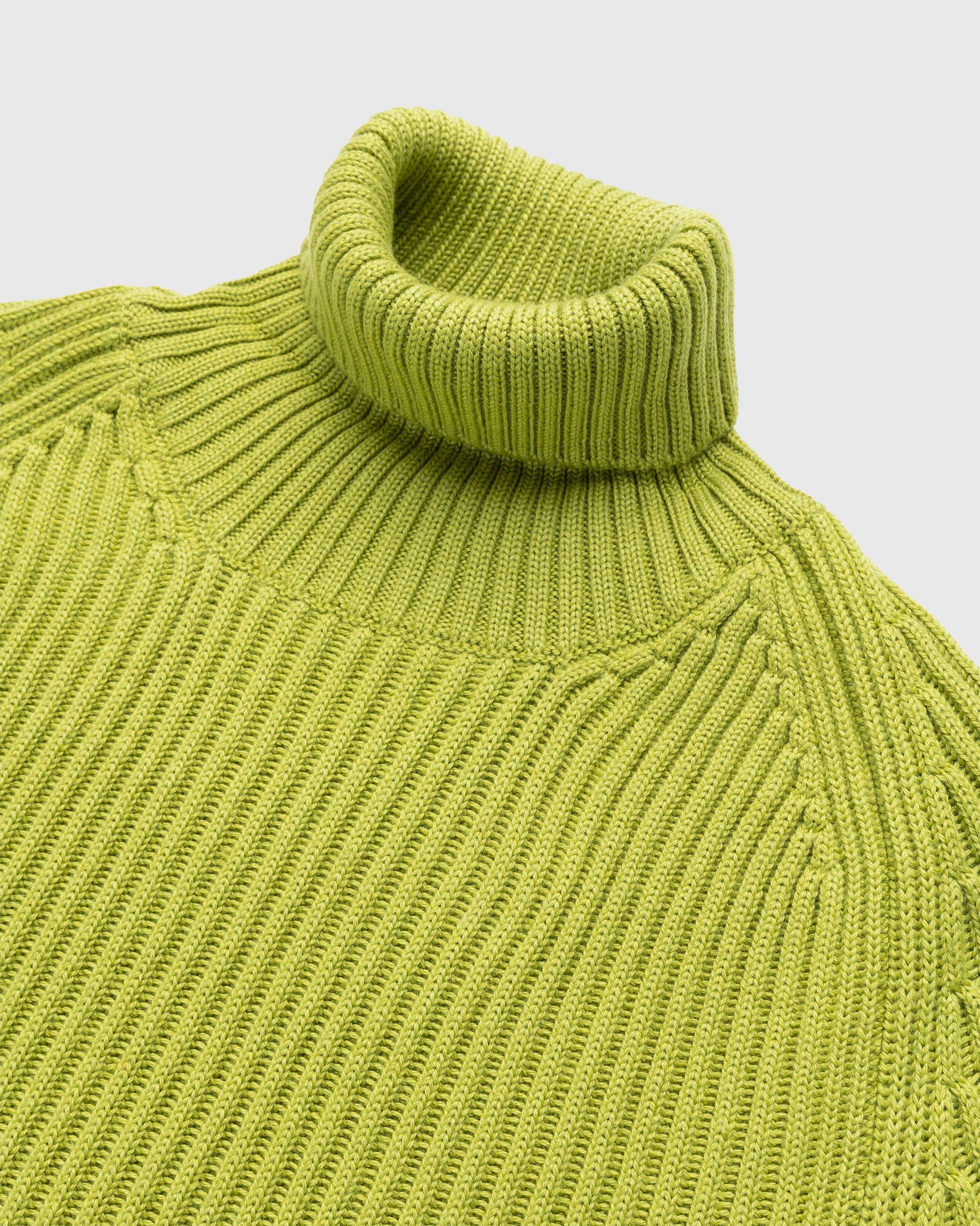 C.P. Company – Merino Wool Turtleneck Green - Knitwear - Green - Image 7
