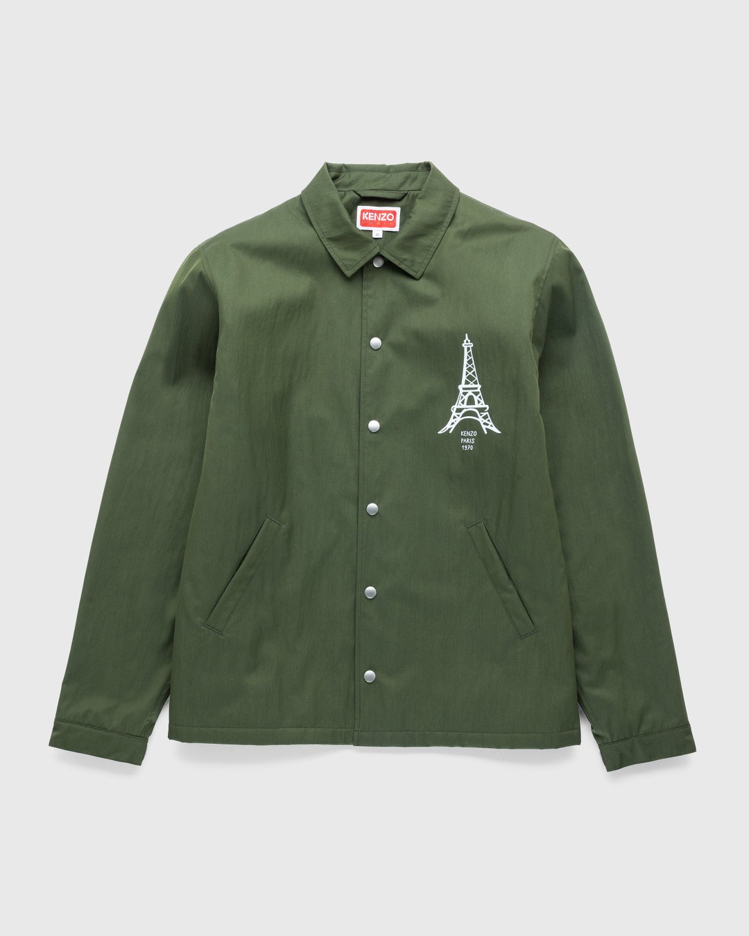Kenzo – Bomber Jacket Dark Khaki - Outerwear - Green - Image 1