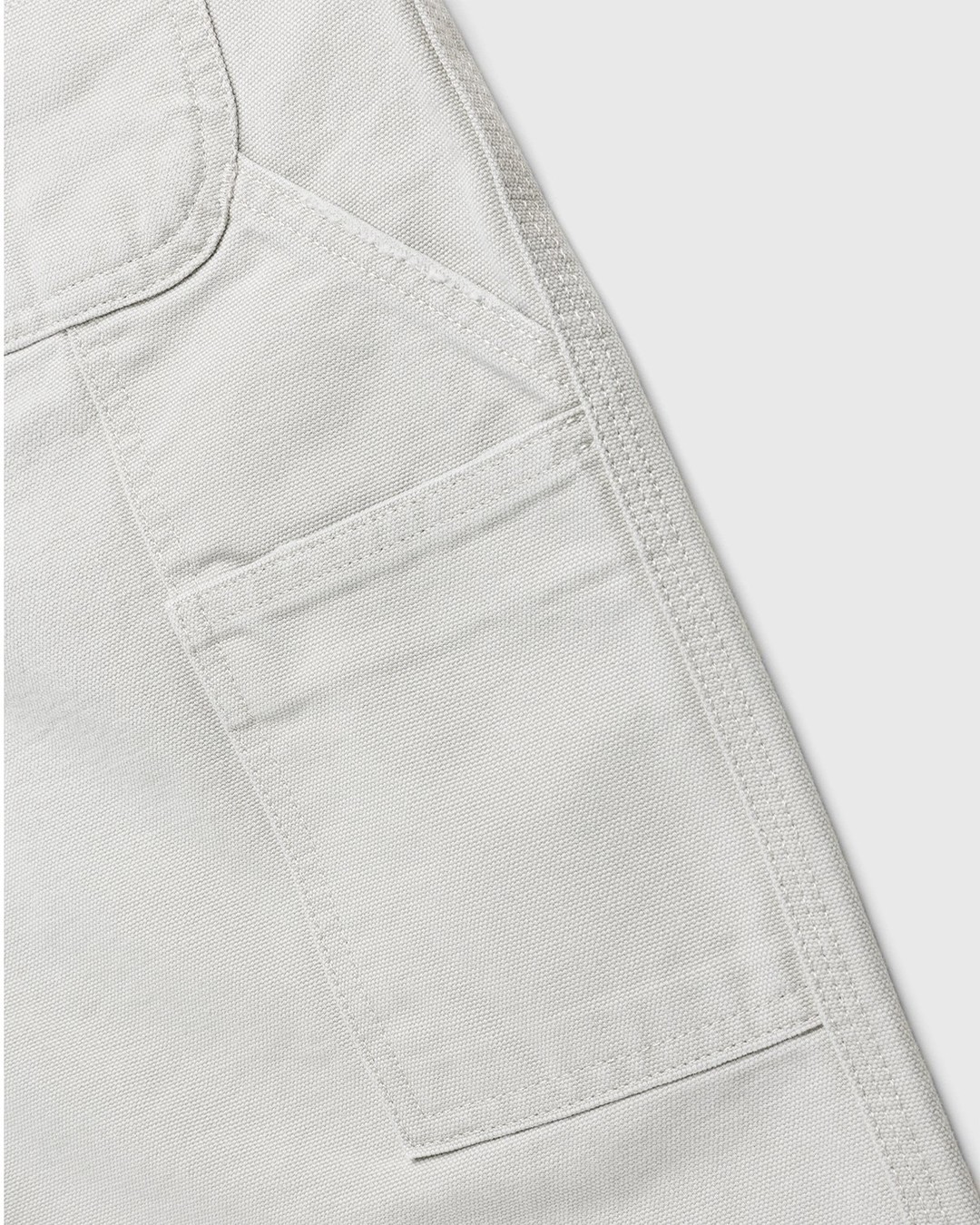 Carhartt WIP – Single Knee Pant Aged Canvas Grey - Pants - Grey - Image 4
