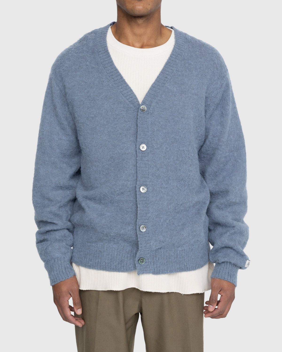 Highsnobiety – Alpaca Cardigan Blue - Knitwear - Blue - Image 2