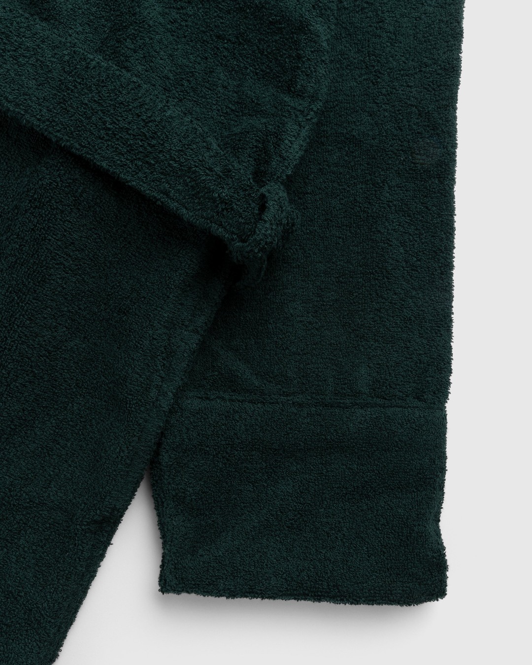 Tekla – Hooded Bathrobe Solid Forest Green - Bathrobes - Green - Image 5