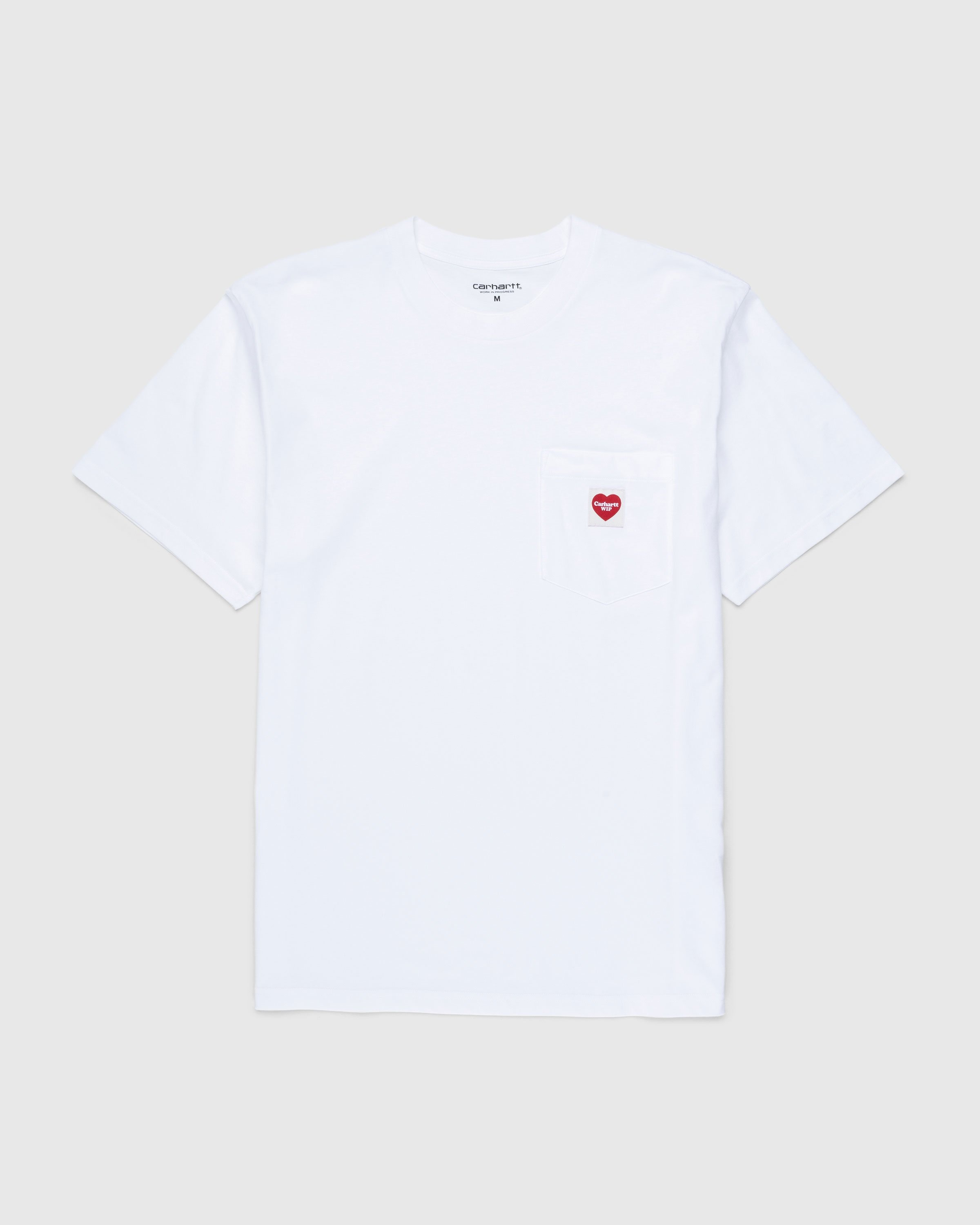 Comme des Garcons Play Mens White Heart-Print Cotton-jersey T-Shirt XL